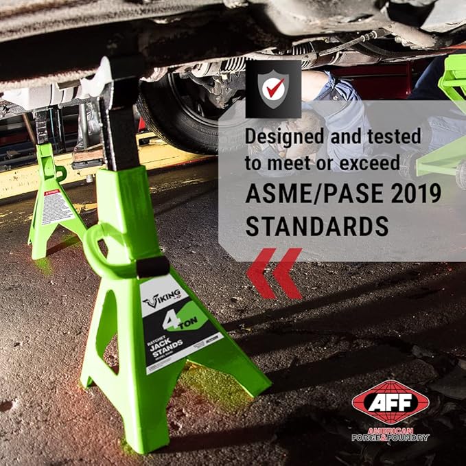 AFF Viking 4 Ton Jack Stand Set - Image 6