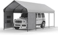 10'x20'x10' Heavy Duty Metal Carport, Steel Carports by SundaleOutdoor
