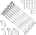 12 inch wire shelf brackets set, 8 wire, main product view