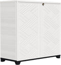 zzm indoor/outdoor storage cabinet waterproof, 34"x15"x34" plastic outdoor, main product view