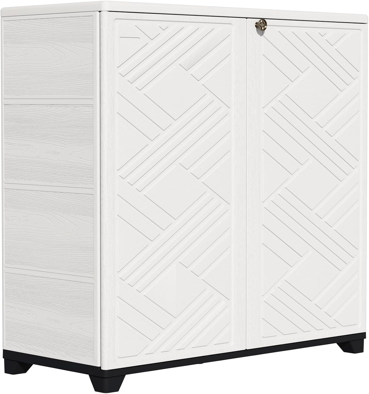 zzm indoor/outdoor storage cabinet waterproof, 34"x15"x34" plastic outdoor, main product view