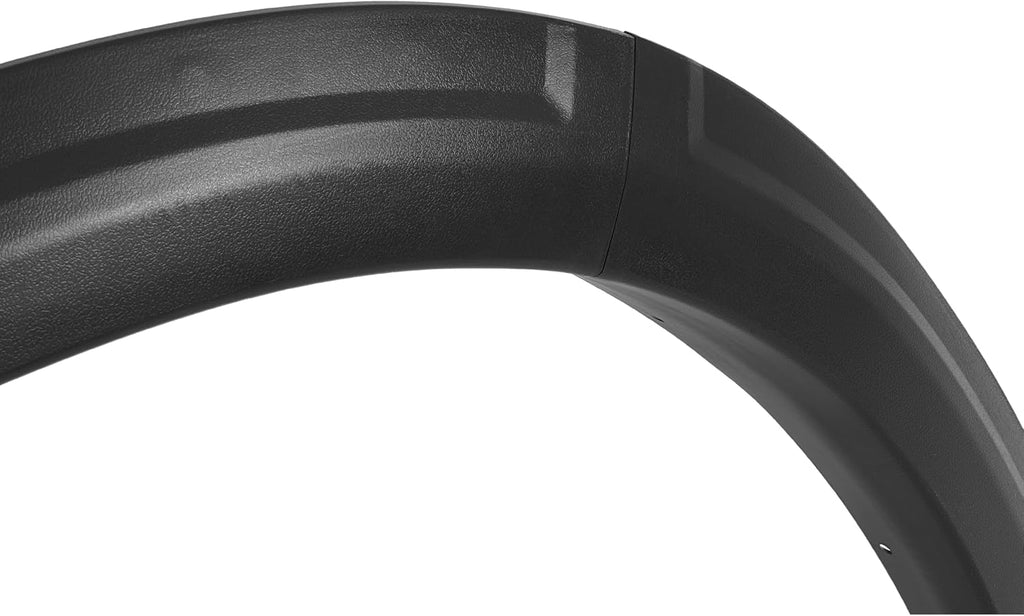 ALMULOO 4Pcs Fender Flares Compatible with 2010-2018 Dodge Ram 2500 3500 Wheel Arch Covers Plastic(PP) Textured Black