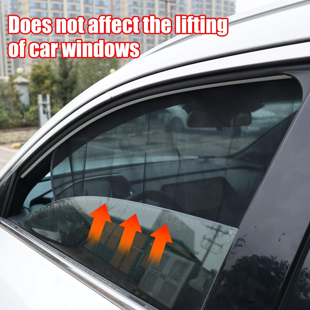 Magnetic Car Sun Shade UV Protection Auto Window Sunshade Side Curtain Summer Protection, Front Window Mesh Sun Visor (20 * 44 * 72cm)