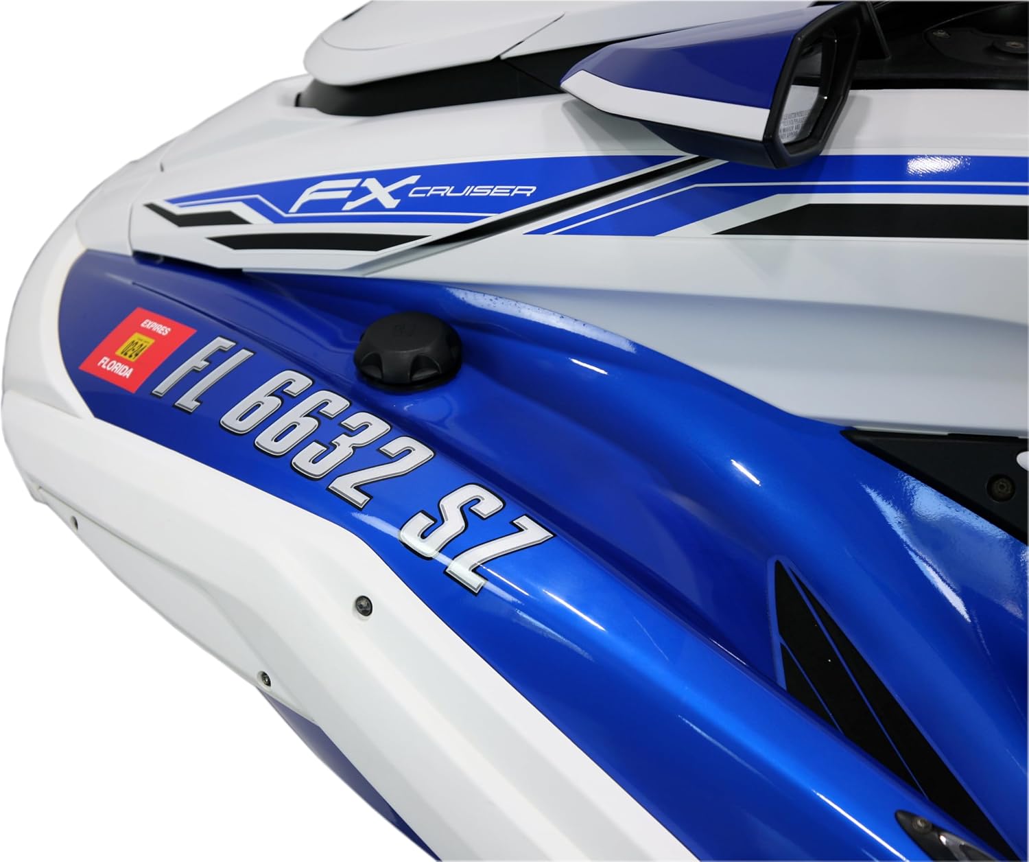 Hardline Products USA Series 800 Boat Registration Number Kit – 3-Inch White & Black Marine Lettering – USCG Compliant – Fuel & Fade Resistant Vinyl Decals for Boats & PWCs – Complete Set A-Z 0-9