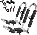 FORWODE Kayak Roof Rack, 2 in 1 Aluminum 1 Pair J-Bar Roof Rack, Folding by FORWODE