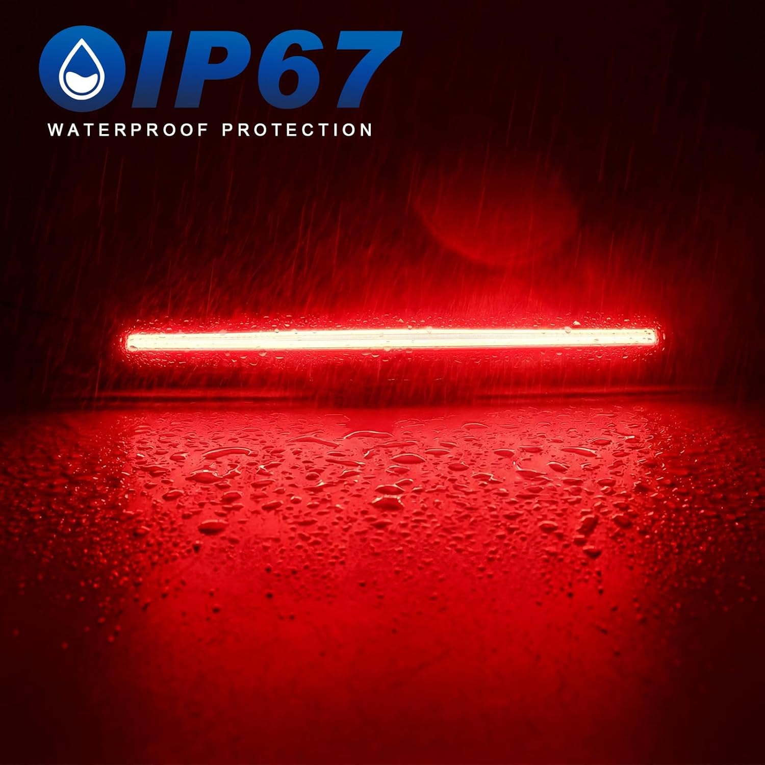 LED 3rd Third Brake Light Compatible with 2019-2025 Silverado Sierra 1500 2500HD 3500HD (Only for Models without Any Cargo Bed Camera) High Mount Rear Brake w/ Truck Cab Cargo Lights, Smoked Len