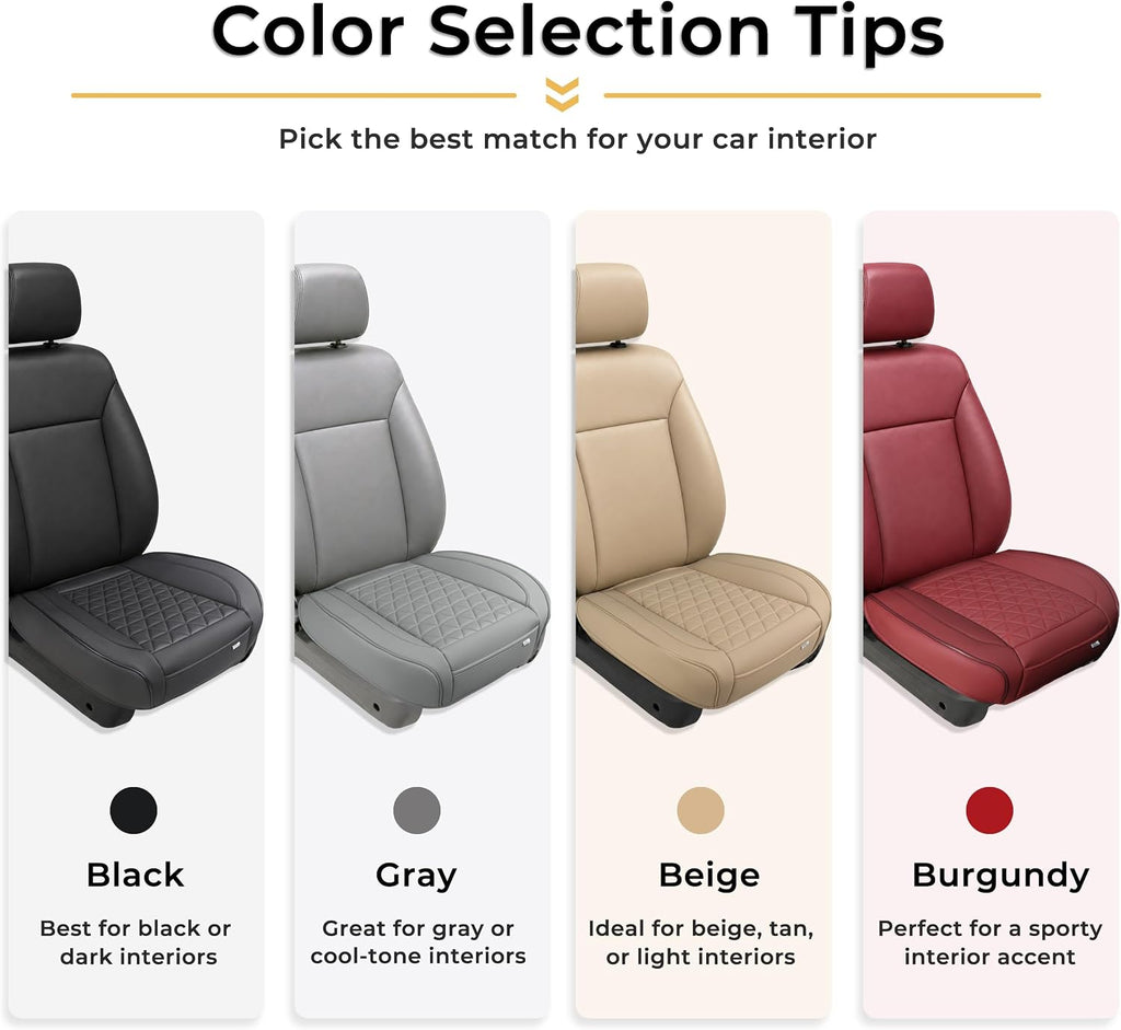 black panther luxury faux leather car seat cover, package contents