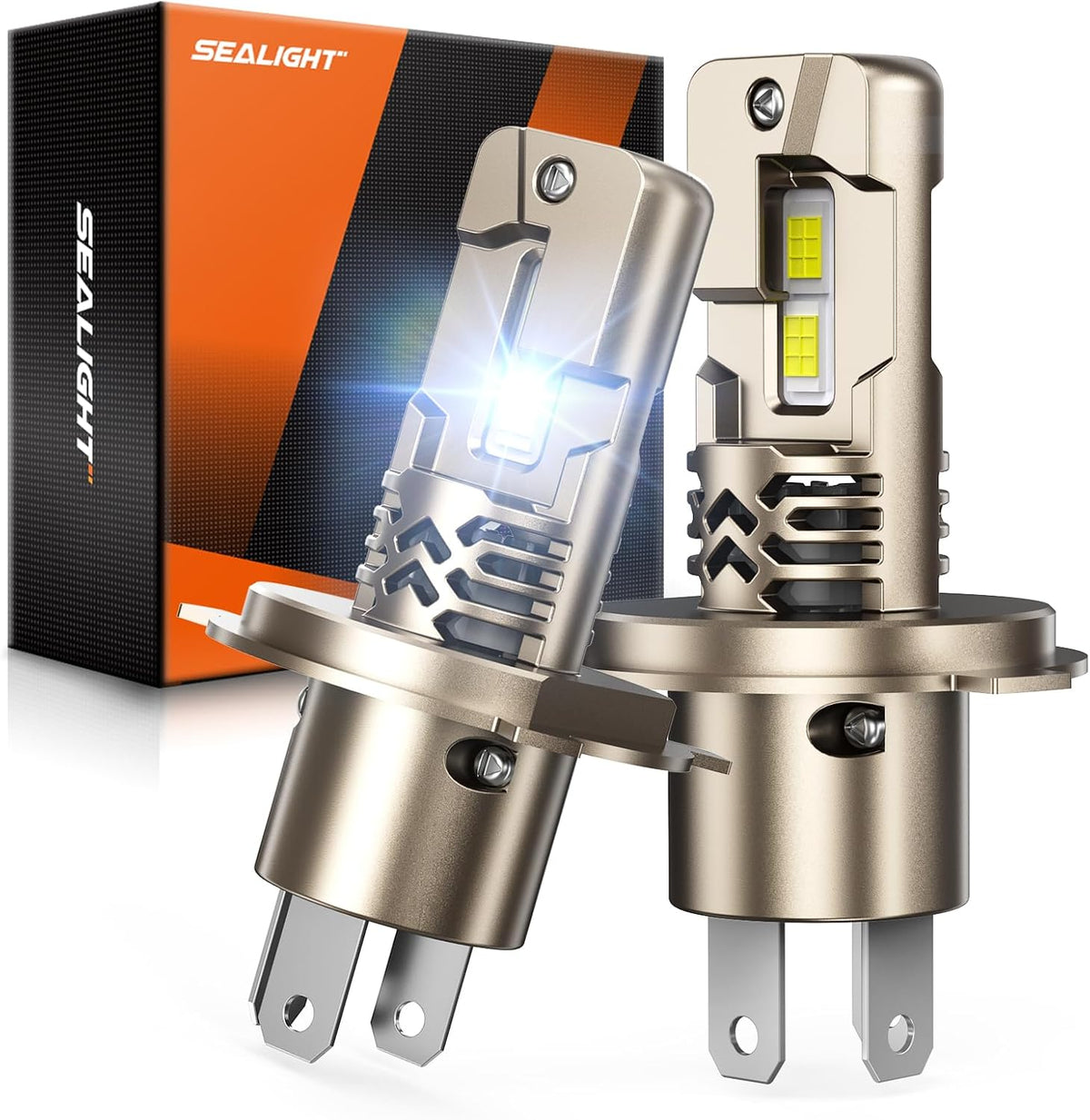 sealight h4/9003/hb2 led bulbs 70000lm super bright, 12x, main product view