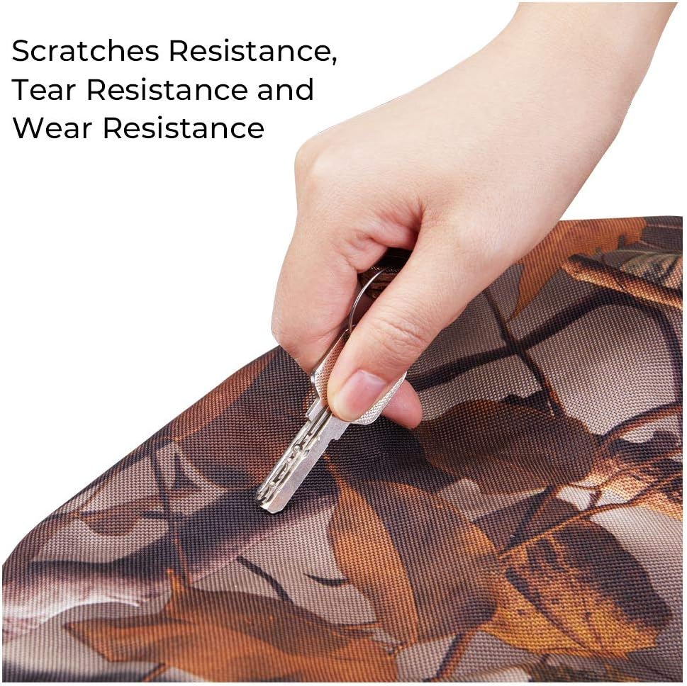 KEMIMOTO ATV Seat Cover Four Wheeler Seat Cover Water-Resistant Universal Compatible with Polaris Sportsman Fourtrax Can-Am Kawasaki Arctic Cat CFMOTO, Camo
