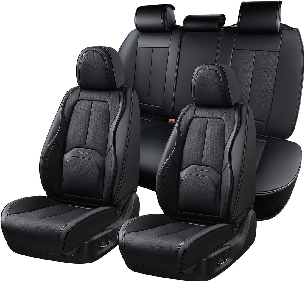 coverado car seat covers full set, premium nappa, main product view