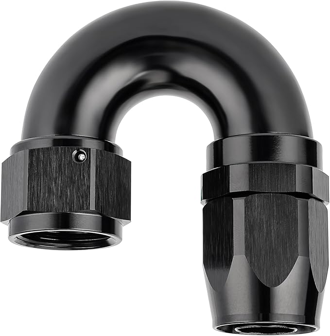 EVIL ENERGY 12AN 180 Degree One Piece Full Flow Hose End Fitting Swivel by EVILENERGY