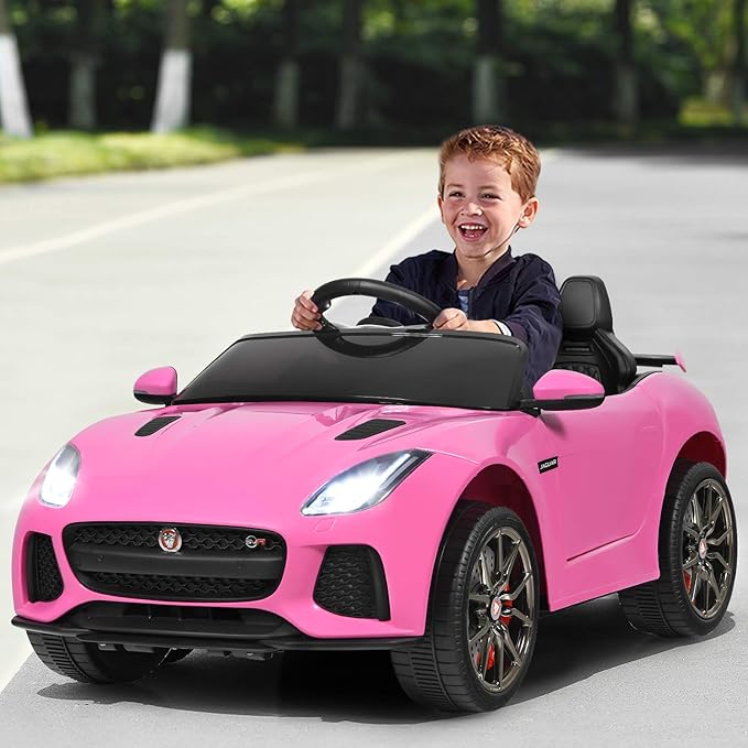 Costzon Ride on Car, 12V Licensed Jaguar F-Type SVR Battery Powered Kids' - Image 8