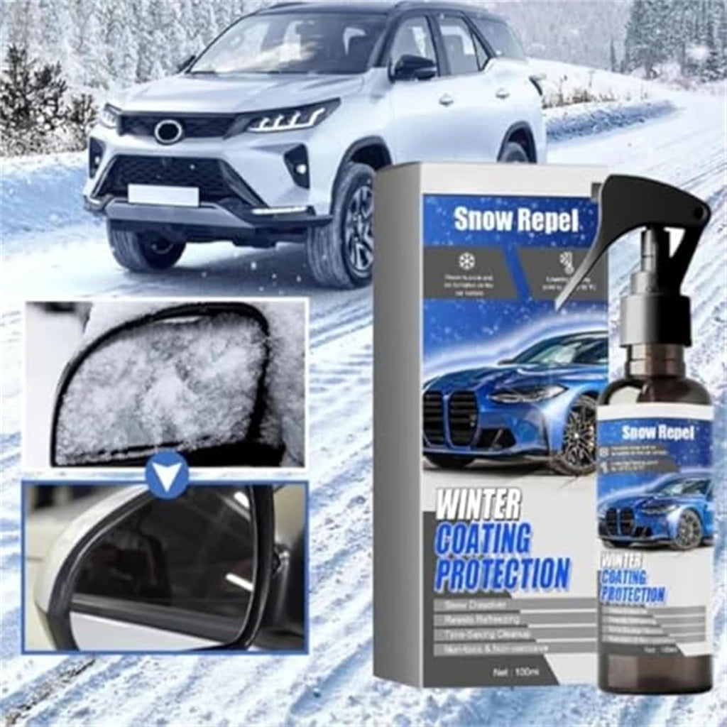 Car Windshield Snow Melting Coating Spray,Windshield De Icer Spray for Winter,Multi-Purpose Car Window Remover Snows Sprays for All Cars (3PC)