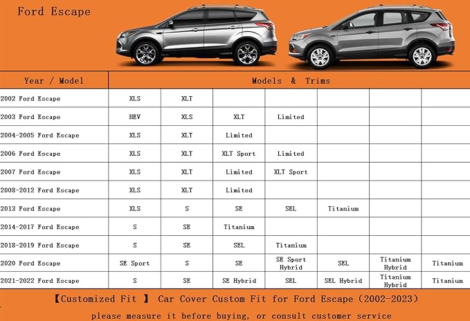 Kayme 7 Layers SUV Car Cover Custom Fit - Image 6