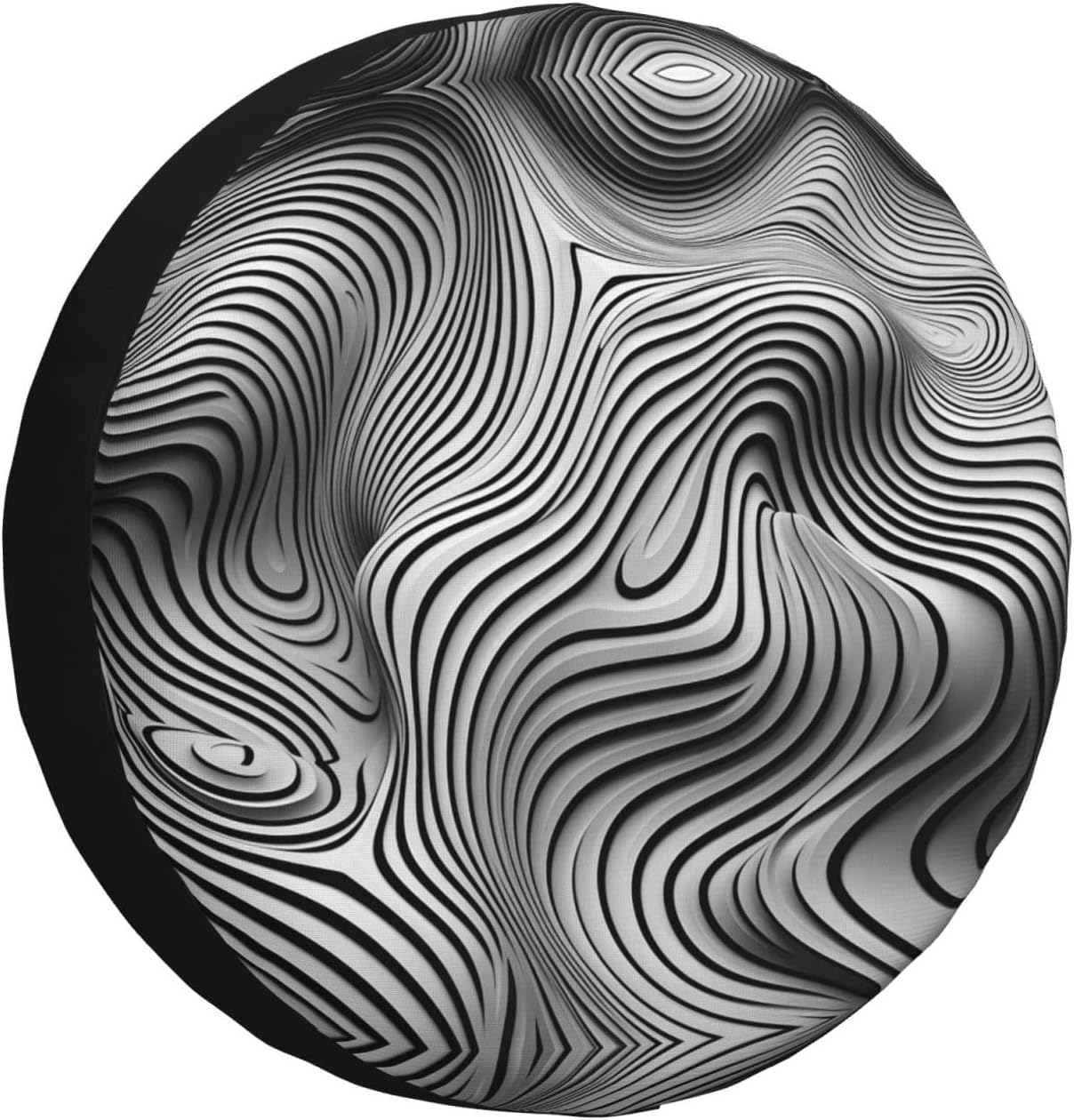 Wave Stripes Colors Print Universal Spare Tire Cover for RV, Jeep | Wheel Protector Fits Rv, Trailer, Jeep, Shield Tires From Sun, Dirt And Rain For Outdoor Storage