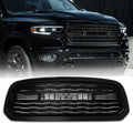 Front Bumper Grille Compatible with 2013 2014 2015 2016 2017 2018 Ram 1500 Grill, Replacement Aftermarket Grill with Letters Matte Black, Limited Style