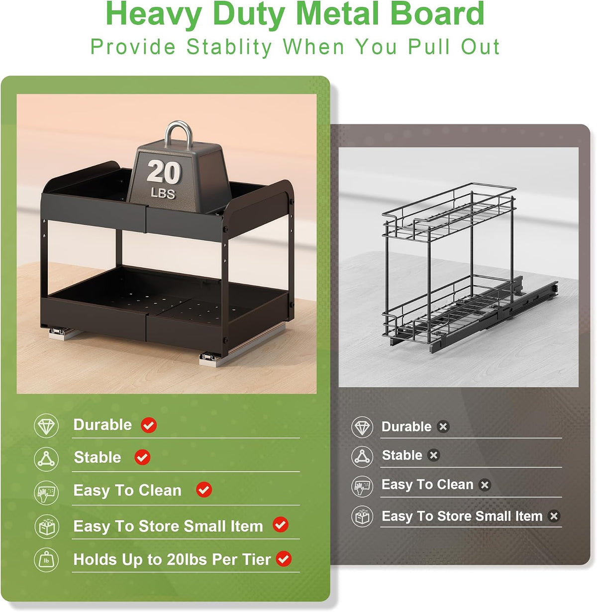 across-star expandable pull out drawers for shallow cabinets on a desk or shelf