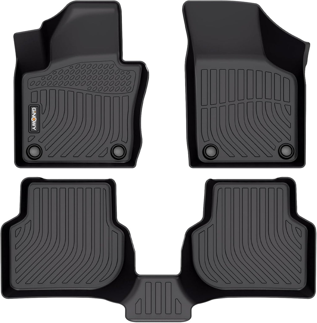 GINOWY-Floor Mats for Volkswagen VW Jetta 2012-2018 丨TPE All Weather Car Mat