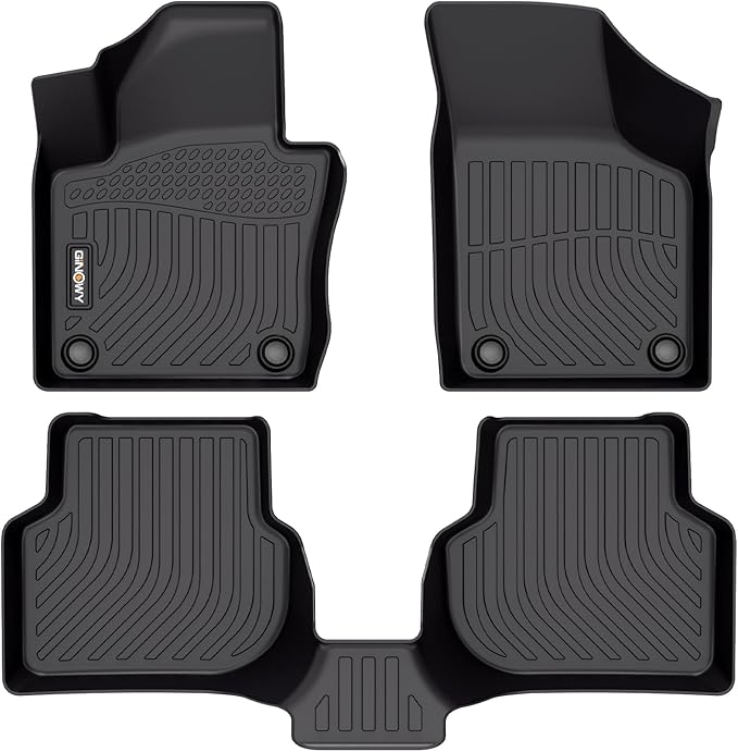 GINOWY-Floor Mats for Volkswagen VW Jetta 2012-2018 丨TPE All Weather Car Mat by GINOWY