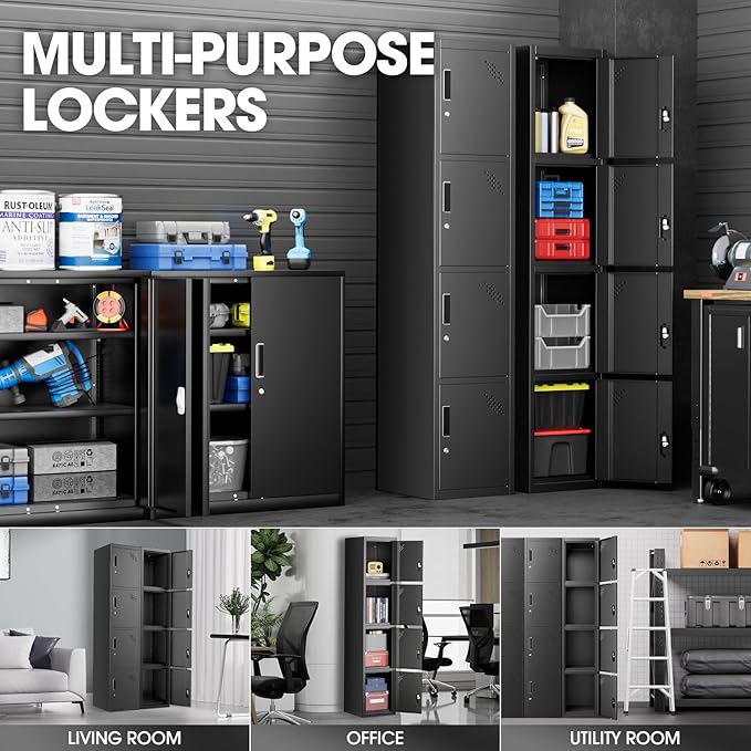 DNA MOTORING Metal Storage Cabinet - Image 6