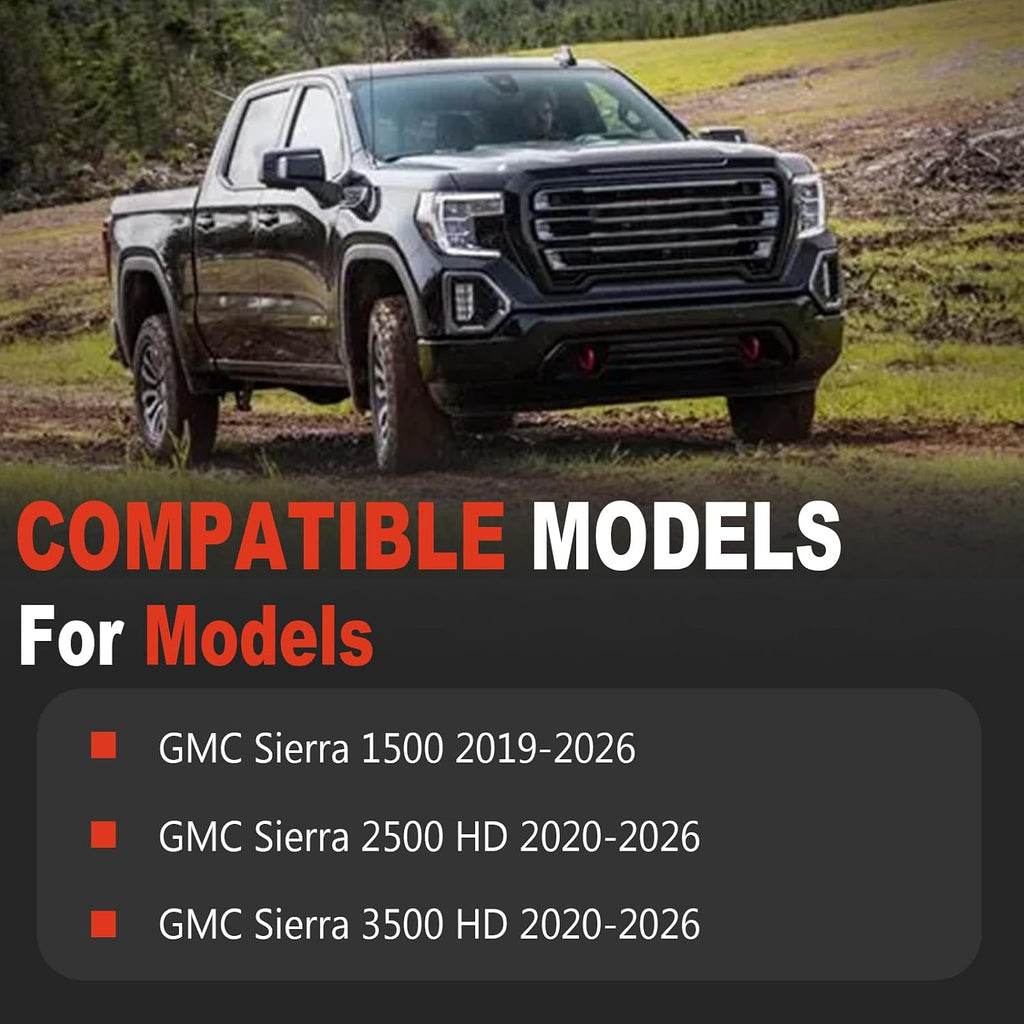 Auxiliary Tailgate Step Handle Compatible with Chevrolet GMC Sierra | Compatible with Chevy Silverado GMC Sierra 1500 2500HD 3500HD 2019 2020 2021 2022 2023 2024 2025 2026 Bed Grab Assist Handle