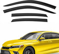 Extra Durable Window Deflectors Tape-On Window Visors Rain Guards Fit