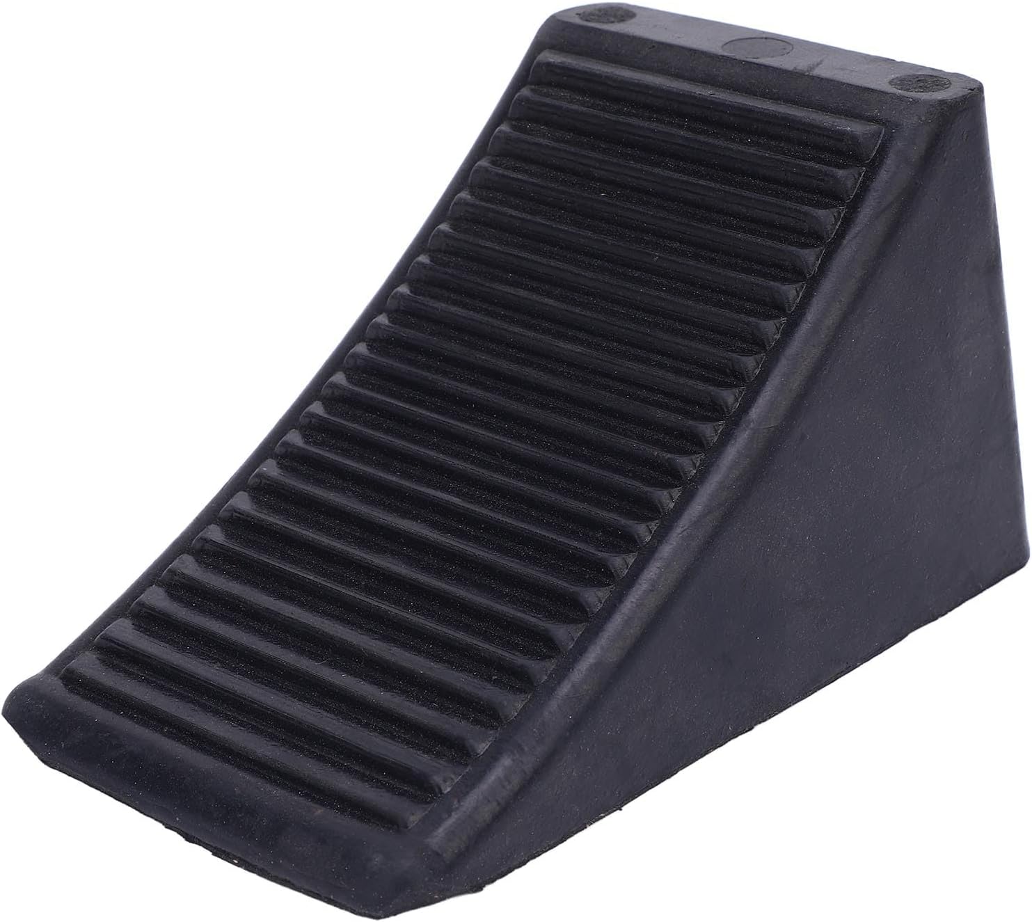 Wheel Chock, Heavy Duty Rubber Tire Stopper, 1-3 Tons Load Capacity, Wheel Wedge for Car Travel Trailer RV Truck ATV, 6.30x3.94x3.94in Stop Block