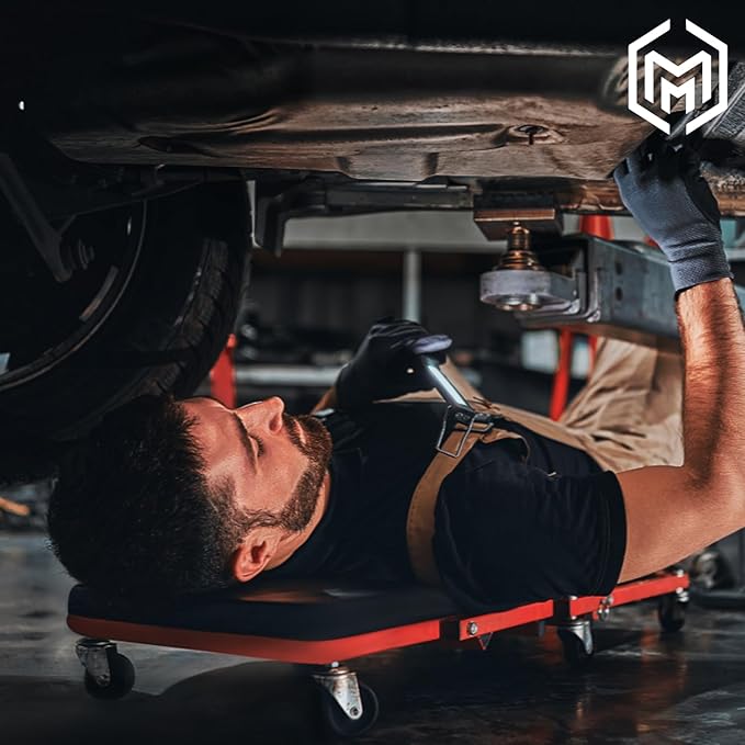 M-AUTO Heavy-Duty Convertible Mechanic Creeper, Z-Creeper 2-in-1 Creeper and - Image 9