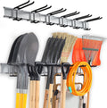 Wall Mount Tool Storage Rack, Heavy Duty Garage Organizer, Garden Hooks and