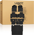 LASFIT Floor Mats&Trunk Mat for Toyota 4Runner 2013-2024 All Weather TPE Mats