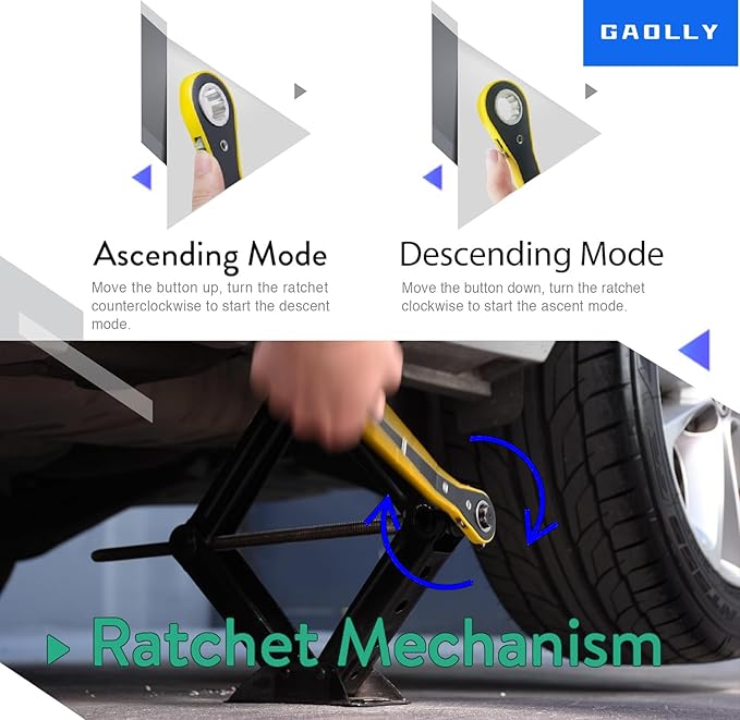 Car Jack - 3 Ton Scissor Jack for Tesla Model Y, Universal Emergency Kit - Image 7