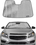 Pigenius Windshield Sunshade for Chevy Cruze 2011-2015/2016 Limited (Gen 1 Only), Reversible Silver/Black