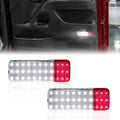 LED Interior Door Pannel Lights for 1992-1996 Ford F150 F250 Bronco, 1992-1997 F350 Door Reflector Lamps 2PCS