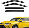 Extra Durable Window Deflectors Tape-On Window Visors Rain Guards Fit