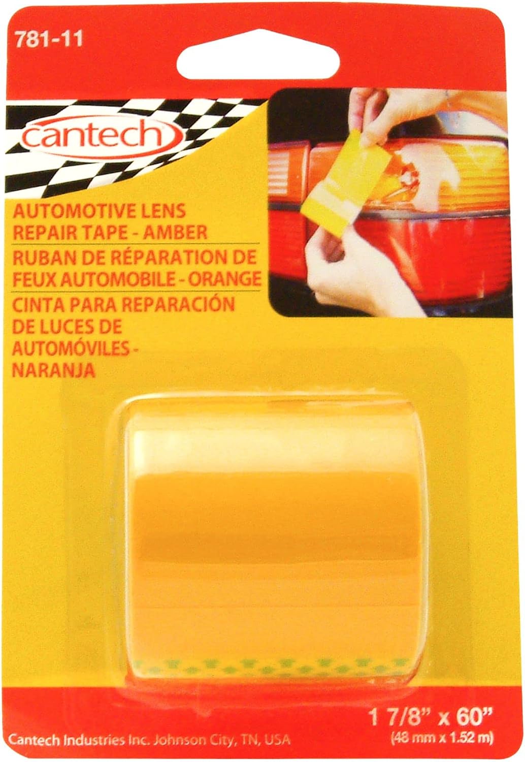 CANTECH 78111 Amber Automotive Lens Tape