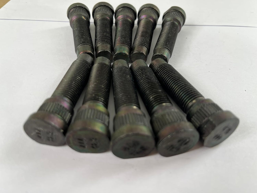10PCS Grade 12.9 1/2-20 Serrated Wheel Stud 610-444 0.628 in. Knurl, 53mm Length Replacement for 2002-2010 Ford Explorer Mercury Mountaineer Rear