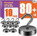Neosmuk Magnetic Hooks, Cruise Ship Essentials, 80lb+ Heavy Duty Magnetic Hooks by Neosmuk