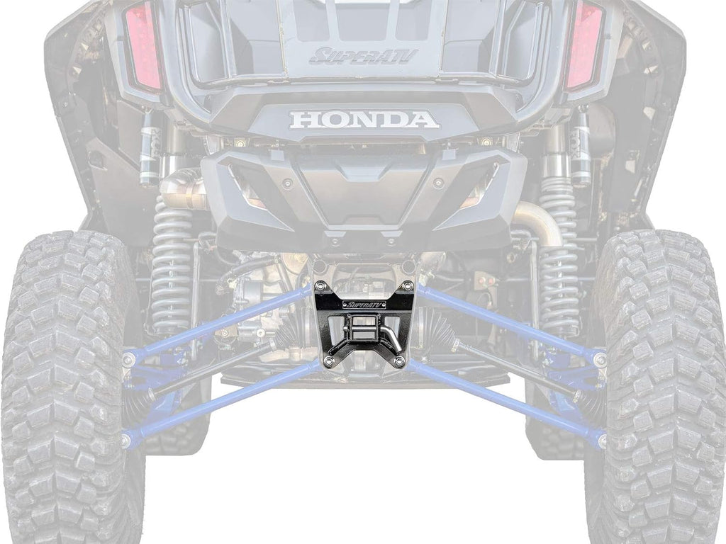 SuperATV 2" Rear Receiver Hitch for 2019+ Honda Talon 1000R/1000X /Includes Cotter Pin & Hitch Pin | 3/16” Heavy-Duty Steel | Tow up to 1500 Lbs.