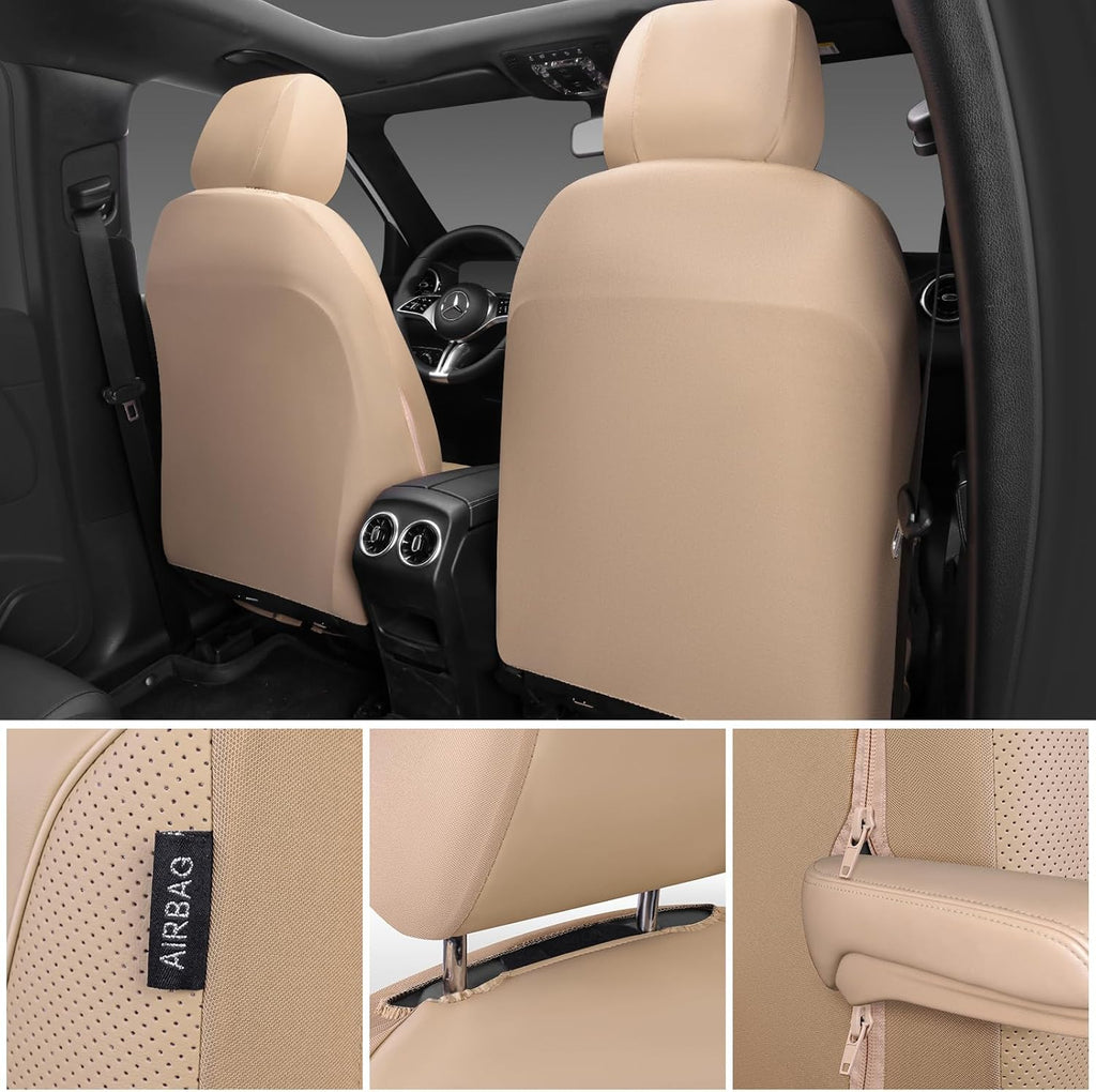 car pass 3d foam pu leather car seat, close-up detail