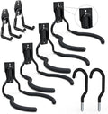 3-H Weed Eater Hanger 4 Pack, 2 Garden Hose Holder, 2 Screw in Hooks, Utility by 3-H