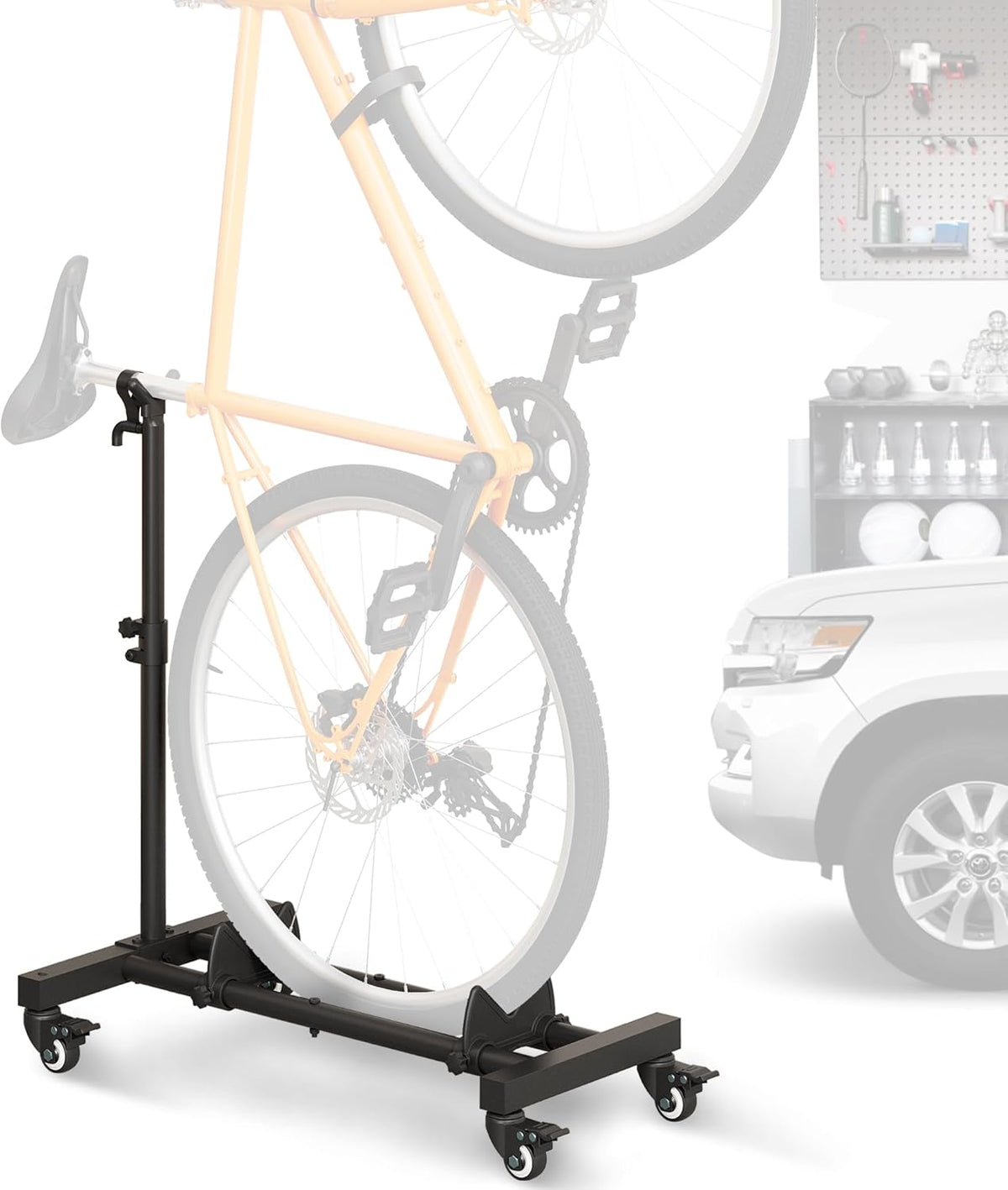 Vertical Bike Stand, Freestanding Indoor Bike Storage Rack Upright Bicycle