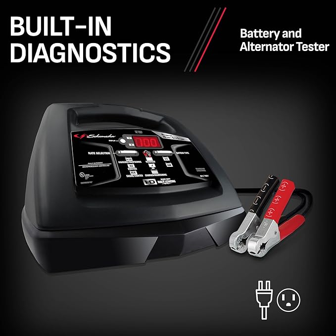Schumacher Electric 6A Battery Charger and 85A Engine Starter, 6-in-1 Solution - Image 5