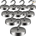 Neosmuk Magnetic Hooks, Cruise Ship Essentials, 100lb+ Heavy Duty Magnetic Hooks by Neosmuk
