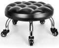 Low Rolling Stool, Low Stool by FLOLXNB