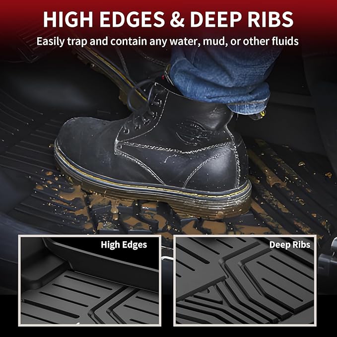 LASFIT Floor Mats & Trunk Mat for Honda Odyssey 2026 2025 2024 2023 2022 2021 - Image 3