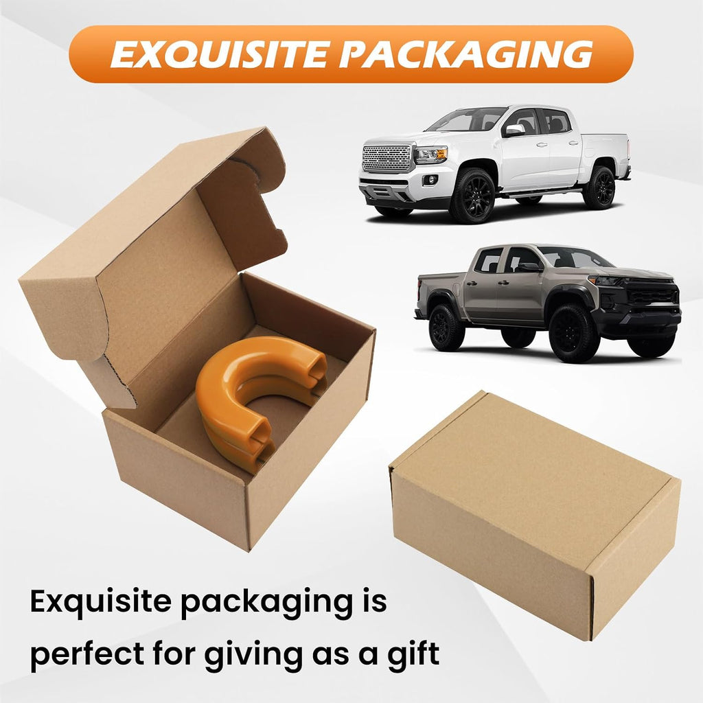 Tow Hooks Covers for Chevy Colorado Trailboss 2015-2026/GMC Canyon 2015-2022 (Not fit 2023-2026 Colorado Z71 ZR2) Compatible with Chevy Colorado/GMC Canyon Accessories (Orange)