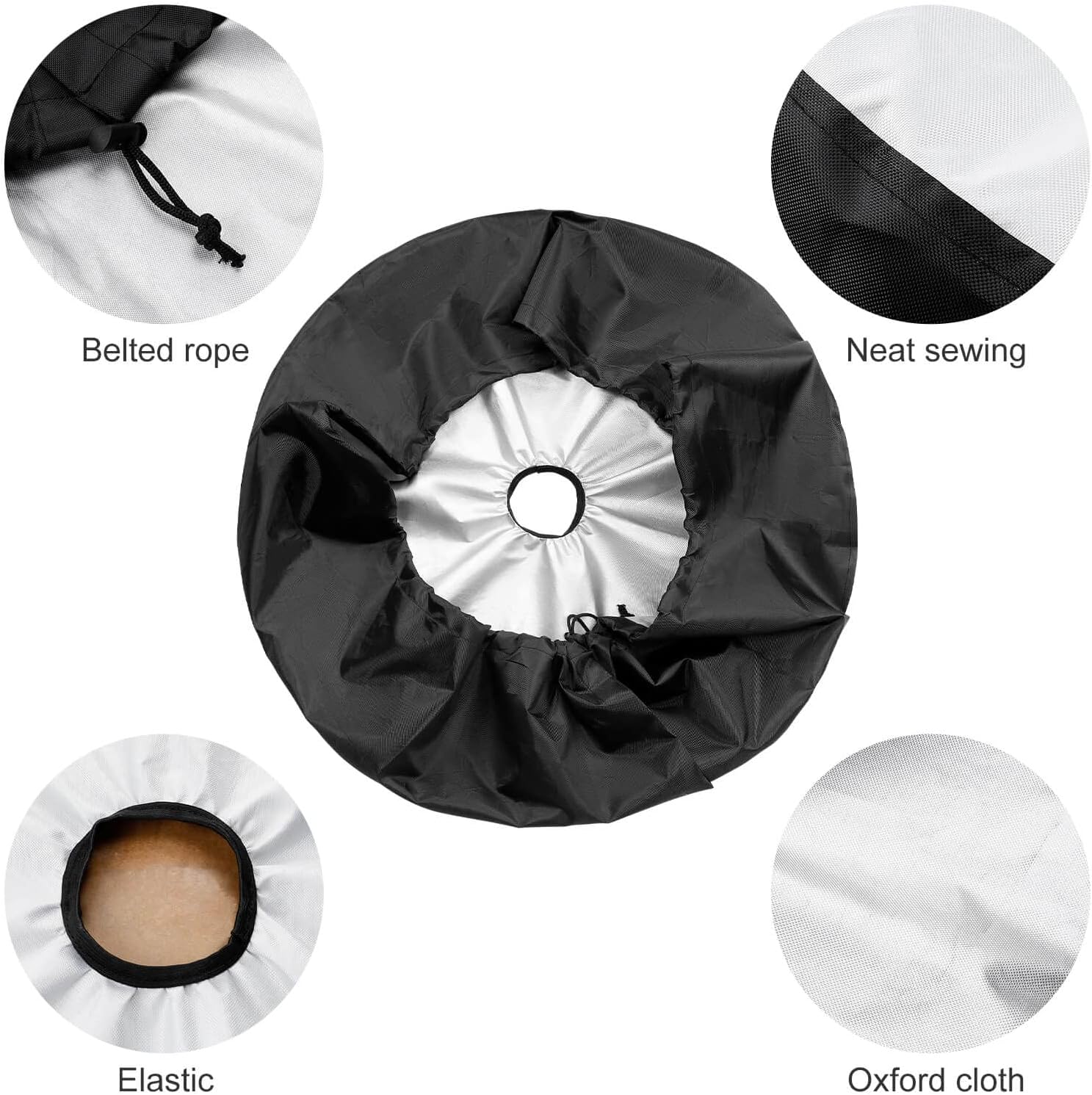 Mountain Dog Paw Print Spare Tire Cover with Backup Camera Hole Waterproof Dust-Proof UV Sun Wheel Covers for RV Trailer RV SUV Truck and Many Vehicle 17inch