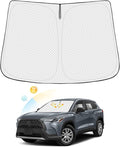 Windshield Sun Shade for 2022-2026 Toyota Corolla Cross Accessories Thicken by Canvcle