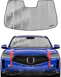 Windshield Sun Shade for Acura RDX 2019-2025, 2-in-1 Reflective Sunshade by Pigenius