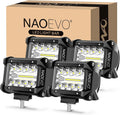 naoevo 4 inch led pod lights, 240w 24,000lm, main product view